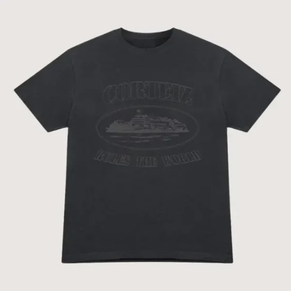 Corteiz OG Alcatraz Tee Gully Grey
